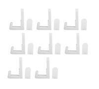 LMHHMIN 8 Set Cabinet Wall Mounted Single Robe Coat Hat Hook Towel Hanger Holder for Bathroom (700W Clothes Hook)