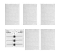 LMHHMIN Acrylic Eyelashes Extension Tray Holder Pallet Eyelash Glue Sticker Pad Accessory Set