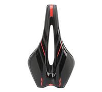 LMHHMIN Bike Seat Mountainous Bicycle Saddle Replacement Soft Cushion Hollow Breathable Slow Rebound Outdoor Riding Equipment (Red)