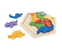 LMHHMIN Colorful Dinosaur Blocks Stacking Set Improve Coordination Wooden Balance Blocks Educational Toy for Kids