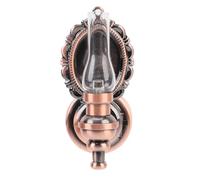 LMHHMIN Dollhouse Wall Lamp Toggle Switch Clear Lampshade 1:12 Scale Miniature LED Wall Light for Dollhouse Living Room Kitchen (Bronze)