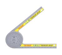 LMHHMIN Miter Saw Protractor ABS Angle Measurement Finder Gauge 360 Degree Cutting Guide Tool