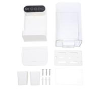 LMHHMIN Mouthwash Dispenser 700ml Capacity 3 Gears Intelligent Induction Mouth Wash Dispenser with 2 Magnetic Cups for Bathroom