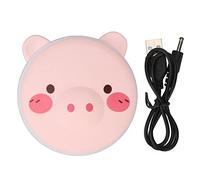 LMHHMIN USB Hand Warmer Cute Piggy Prevent Scalding Portable Hand Warmer Power Bank with Luminous Mirror for Travel Office