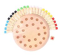 LMHHMIN Wooden Memory Matchstick Chess Game Funny Interaction Early Education Block Board Game for Boys Girls