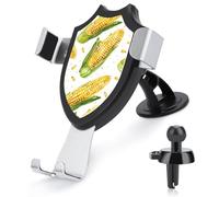 LMHLDSC Rotation Car Phone Mount Cartoon Corn on The Cob Phone Holder for Car Dashboard Windshield Vent for All Phones, iPhone, Samsung