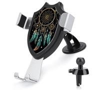 LMHLDSC Rotation Car Phone Mount Dark Dream Catcher Phone Holder for Car Dashboard Windshield Vent for All Phones, iPhone, Samsung