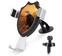 LMHLDSC Rotation Car Phone Mount Golden Sunset Bald Eagle Phone Holder for Car Dashboard Windshield Vent for All Phones, iPhone, Samsung