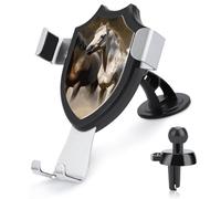 LMHLDSC Rotation Car Phone Mount Horses Animals Phone Holder for Car Dashboard Windshield Vent for All Phones, iPhone, Samsung