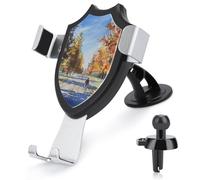 LMHLDSC Rotation Car Phone Mount Long Straight Road Phone Holder for Car Dashboard Windshield Vent for All Phones, iPhone, Samsung