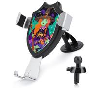 LMHLDSC Rotation Car Phone Mount Magic Witch Witchcraft Bohemian Phone Holder for Car Dashboard Windshield Vent for All Phones, iPhone, Samsung