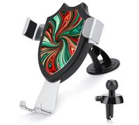 LMHLDSC Rotation Car Phone Mount Psychedelic Swirl Pattern Phone Holder for Car Dashboard Windshield Vent for All Phones, iPhone, Samsung