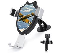 LMHLDSC Rotation Car Phone Mount World War 2 Aircraft Airplane Phone Holder for Car Dashboard Windshield Vent for All Phones, iPhone, Samsung