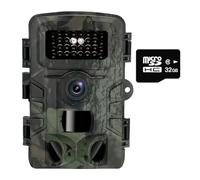 LMHOME Hunting Camera Night Vision 1080P HD Infrared Camera Animals Trap Camera LCD Camera Night Hunting Outdoor Waterproof No Glow Invisible Surveillance Camera