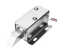 LMIAOM 24V DC Electric Lock Assembly Solenoid Long Locking Tongue Cabinet Drawer Door Lock Assembly Accessories Tools