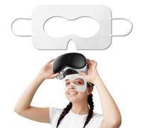 Lming White Disposable VR Face Cover, 50Pcs, Compatible with Apple Vision Pro, Quest 3, Quest 2, White