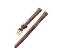 LMINGZE Leather Watch Strap 10mm 12mm 14mm Canvas Watch Band Retro Universal Replacement Wristband(Brown RG,18mm)