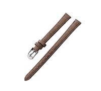 LMINGZE Leather Watch Strap 10mm 12mm 14mm Canvas Watch Band Retro Universal Replacement Wristband(Brown S,16mm)
