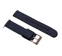 LMINGZE Nylon Braided Watch Straps With 18mm 20mm And 22mm Quick-release Interfaces Are Universal(Blue,22mm)