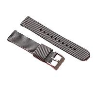LMINGZE Nylon Braided Watch Straps With 18mm 20mm And 22mm Quick-release Interfaces Are Universal(Grey,18mm)