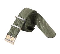 LMINGZE Nylon Canvas Watch Strap 20mm 22mm Watch Band Men Women Universal Sport Bracelet One Piece Molding Watchband(Green,22mm)