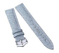 LMINGZE Retro Leather Canvas Watch Strap 18mm 20mm 22mm Stainless Steel Buckle Watch Band Universal Replacement Wristband(Grey,22mm)