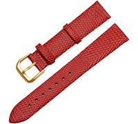 LMINGZE Retro Leather Watch Strap 18mm 20mm 22mm Stainless Steel Buckle Watch Band Universal Replacement Wristband(Red G,20mm)