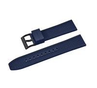 LMINGZE Rubber Watch Strap 20mm 22mm Sports Silicone Watch Band Universal Quick Release Replacement Bracelet(Blue B,20mm)