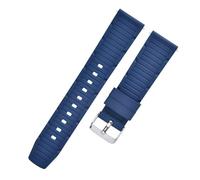 LMINGZE Rubber Watch Strap 20mm 22mm Sports Silicone Watch Band Universal Quick Release Replacement Bracelet(Blue,22mm)