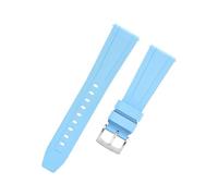 LMINGZE Rubber Watch Strap 20mm 22mm Sports Silicone Watch Band Universal Quick Release Replacement Bracelet(Blue,20mm)