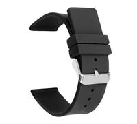 LMINGZE Silicone Men's Fashion Sports Watch Strap 20mm 22mm Universal Bracelet Replacement Watchband Accessories(Black,22mm)