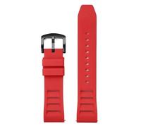 LMINGZE Silicone Watch Band 20mm 22mm Rubber Bracelet Universal Quick Release Replacement Strap Sports Soft(Red02_20mm)