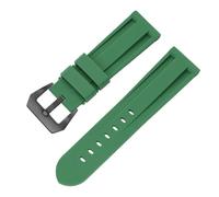 LMINGZE Silicone Watch Band 20mm 22mm Sports Strap Quick Release Replacement Watchband Soft(Army Green,26mm)