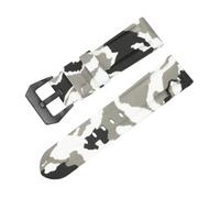 LMINGZE Silicone Watch Band 20mm 22mm Sports Strap Quick Release Replacement Watchband Soft(Camo White,26mm)