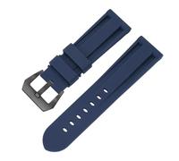 LMINGZE Silicone Watch Band 20mm 22mm Sports Strap Quick Release Replacement Watchband Soft(Deep Blue,26mm)