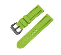 LMINGZE Silicone Watch Band 20mm 22mm Sports Strap Quick Release Replacement Watchband Soft(Light Green,22mm)