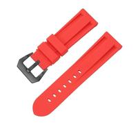 LMINGZE Silicone Watch Band 20mm 22mm Sports Strap Quick Release Replacement Watchband Soft(Red,20mm)
