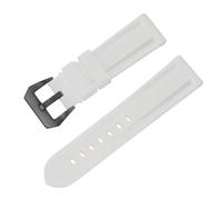 LMINGZE Silicone Watch Band 20mm 22mm Sports Strap Quick Release Replacement Watchband Soft(White,22mm)