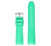 LMINGZE Silicone Watch Band 20mm Rubber Bracelet Universal Quick Release Replacement Strap Sports Soft(Bright Green green)