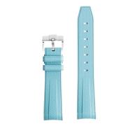 LMINGZE Silicone Watch Band 20mm Rubber Bracelet Universal Quick Release Replacement Strap Sports Soft(Bright Green)