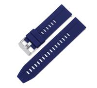 LMINGZE Silicone Watch Band 22mm Rubber Bracelet Universal Quick Release Replacement Strap Sports Soft(Blue S_22mm)
