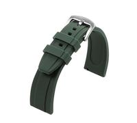 LMINGZE Silicone Watch Strap Sports Universal Rubber Bracelet 20mm 22mm Quick Release Replacement Watchband(Green2,22mm)