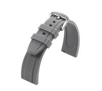 LMINGZE Silicone Watch Strap Sports Universal Rubber Bracelet 20mm 22mm Quick Release Replacement Watchband(Grey,22mm)