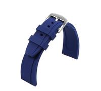 LMINGZE Silicone Watch Strap Sports Universal Rubber Bracelet 20mm 22mm Quick Release Replacement Watchband(Blue,22mm)