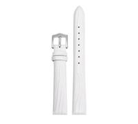 LMINGZE Small Size Leather Watch Band 10mm 14mm Women's Retro Watch Strap Universal Replacement Wristband(White S,10mm)