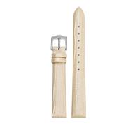 LMINGZE Small Size Leather Watch Band 10mm 14mm Women's Retro Watch Strap Universal Replacement Wristband(Khaki S,10mm)