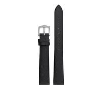 LMINGZE Small Size Leather Watch Band 10mm 14mm Women's Retro Watch Strap Universal Replacement Wristband(Black 2 S,10mm)