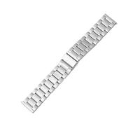 LMINGZE Solid Watch Strap Stainless Steel Watchband 20mm 22mm Quick Release Metal Replacement Bracelet Universal(Silver,22mm)