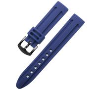 LMINGZE Sport Silicone Watchband 18mm 20mm 22mm Diving Rubber Watch Strap Universal Replacement Bracelet(Blue B,22mm)