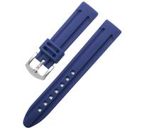 LMINGZE Sport Silicone Watchband 18mm 20mm 22mm Diving Rubber Watch Strap Universal Replacement Bracelet(Blue S,20mm)